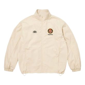 SUPREME x Umbro SS26 Cotton Ripstop Track Jacket Stone SUP-SS26-009-STN