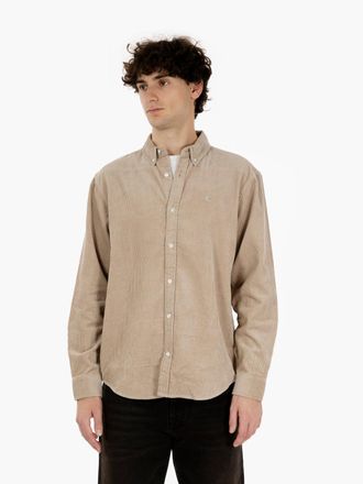 Carhartt Work in Progress L/S Madison cord shirt wall