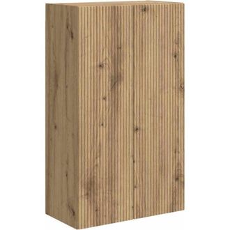 vidaXL TV Wall Cabinet Artisan Oak 59.5 x 31 x 100 cm Engineered Wood vidaXL