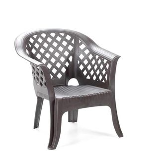 Progarden Sillon Resina Lario Antracita, Sill&oacute;n Resina Lario Antracita. -marca:. -silla Resina Monoblock Respaldo Bajo Antracita. -fabricado En Resina De Alta C