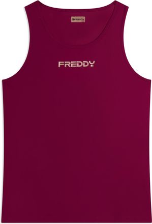Freddy Canotta regular in tessuto quick dry con retro vogatore