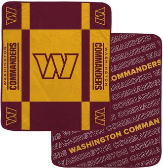 Pegasus Sports Washington Commanders Nfl Team Reversible Fleece Blanket