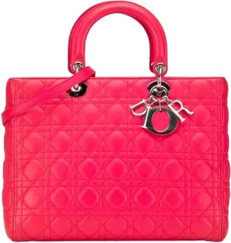 Dior Pre-owned Handbags, female, Pink, Size: ONE SIZE Pre-owned Vintage Handbag
