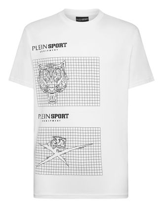 Plein Sport T-Shirt Ronde Hals Tiger