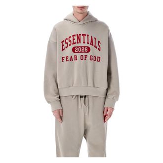 Fear of God Hoodies, male, Gray, Size: XL Classic Hoodie