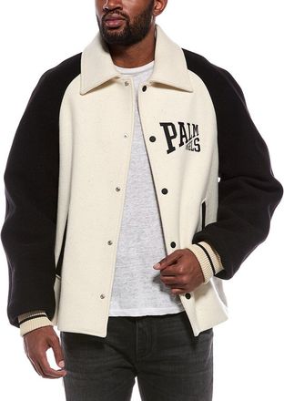 Palm Angels Wool Logo Jacket