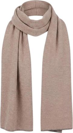 Givenchy Muffler Sjaal - unisex - Wintersjaals - Beige - ONE Size - Wol - Accessoires