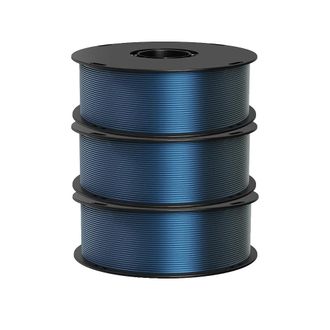 OEM Filamento Para Impresi&oacute;n 3d, Textura Met&aacute;lica, Resistente A Los Golpes, 3 Kg, Color Azul Metalizado
