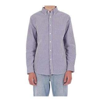 Portuguese Flannel Camicia Atlantico Seersucker Strepen - Heren - Casual Overhemden - Veelkleurig - M - Overhemden