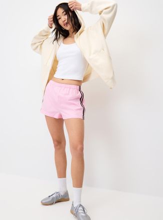 Twik Womens Athletic stripes poplin short