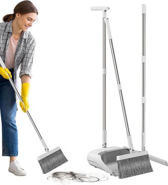 OEM Compact Vouwbare Stofschop Y Vegetal Set, Combinaci&oacute;n De Reinigings Todo En Uno Para Huis, Keuken Y Woonkamer