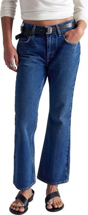 Free People Elowen Crop Kick Flare Jeans in Daydream at Nordstrom, Size 27