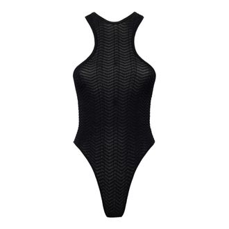 Laneus Knit Body - female - Laneus - Full-Body - Black - S - Tops