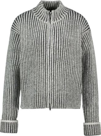 Rains Sapa Knit Zip Cardigan - Heren - Vesten - Grijs - S - Polyester - Truien & Vesten