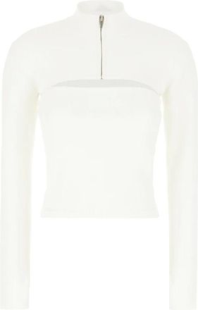 Juun.J Truien & Vesten, Dames, Wit, S, Stijlvolle Sweater Collectie