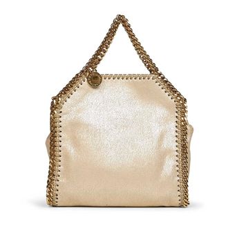 Stella McCartney Falabella Tiny Tote - Dames - Tassen - Beige - Maat: ONE Size Katoen