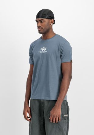 Alpha Industries T-Shirt ALPHA INDUSTRIES Basic T-Shirt ML, Herren, Gr. 3XL, denim blau, Obermaterial: 100% Baumwolle, Shirts T-Shirt