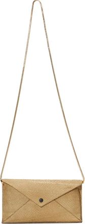 Osklen Arini crossbodytas met kettinghengsel in envelopvorm - Beige