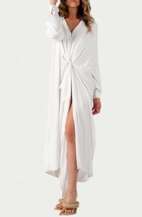 Lucca Couture Couture Renee Rayon Dress In White