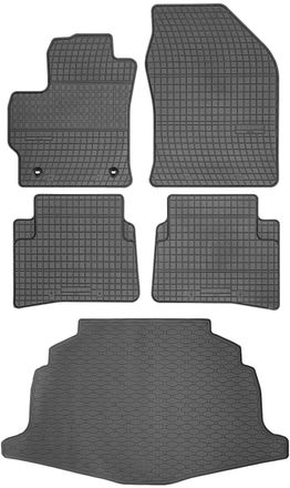 OEM Toyota Corolla Xii E210 Hatchback A Partir De 2019 Set - Alfombrillas De Goma Para Coche + Alfombrilla Para Maletero