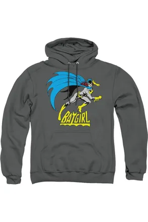 Gildan DC Comics Batgirl Batgirl Is Hot Adult Pull Over Hoodie / Hooded Sweatshirt