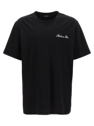 Balmain Bicolor Cotton Mens T-Shirt