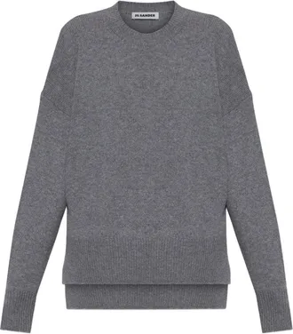 Jil Sander kasjmier trui met ronde hals