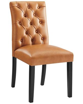 ModWay Duchess Button Tufted Vegan Leather Dining Chair