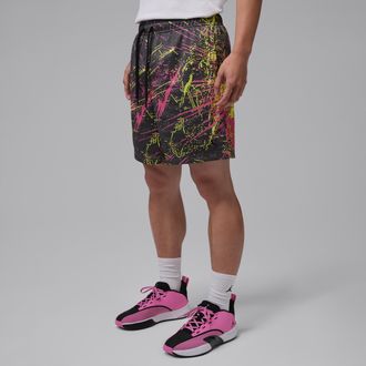 Nike Jordan Mens Jordan Brooklyn Mesh Shorts in Grey | IV7356-060