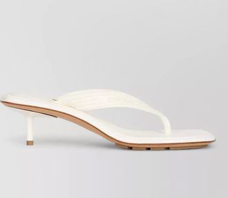 Bottega Veneta leather kitten heel sandals