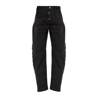 Dsquared2 Loose-fit Jeans, female, Black, Size: 2XS Loose Twst Jeans