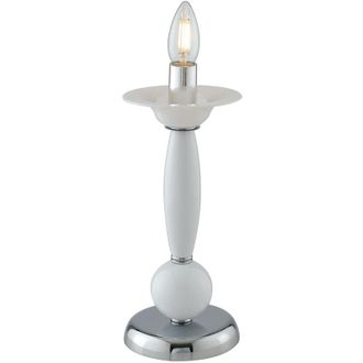 Fan Europe Fan Europe - Lampada da tavolo estefan in acrilico bianco stile candelabro