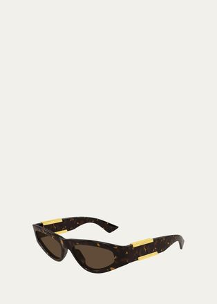 Bottega Veneta BV1407S 53MM Cat-Eye Sunglasses