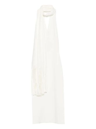 Cult Gaia Caia midi-jurk met halternek - Beige