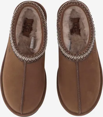 UGG Womens Tasman Mules Brown Suede