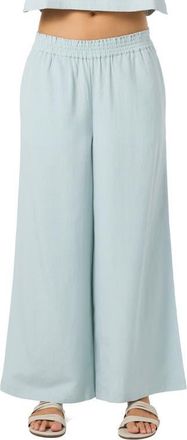 O'Neill Sanders Wide Leg Pants in Cloud Blue at Nordstrom, Size Xx-Large
