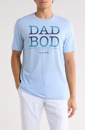 Travis Mathew Dad Bod Graphic T-Shirt in Heather Light Blue at Nordstrom Rack, Size Xxx-Large