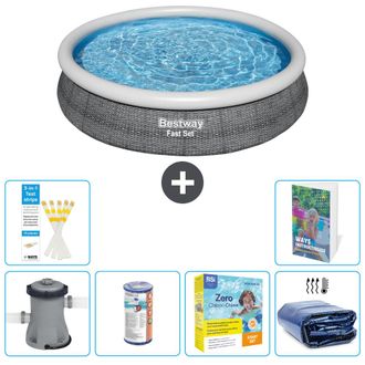 Bestway Piscina Bestway Fast Set Redonda - 366x76 Cm - 7-piezas S224