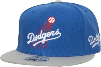 Mitchell & Ness Mens Mitchell & Ness Royal/Gray Los Angeles Dodgers Bases Loaded Fitted Hat at Nordstrom, Size 7 1/8