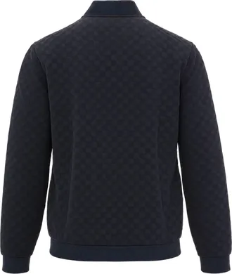 Emporio Armani Logo-Printed Full-Zip Sweatshirt - Black