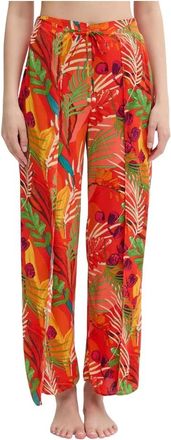 Desigual Bahamas Pant - Dames - Wijde Broeken - Veelkleurig - XS - Broeken
