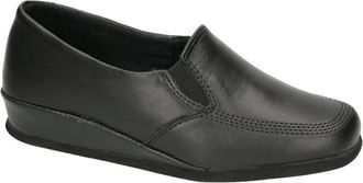 Rohde Schoenen, Dames, Zwart, 36 1/2 EU, Leer, 6303-90 Odda