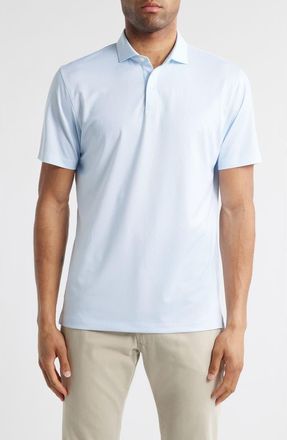 Johnnie-O Teo Microprint PREP-FORMANCE Golf Polo in Maliblu at Nordstrom, Size Xx-Large