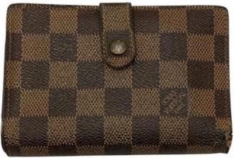 Louis Vuitton Pre-owned Lederen Portemonnee - Dames - Vintage Accessoires - Bruin - ONE Size - Leer - Vintage