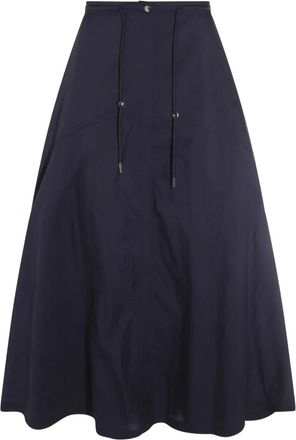 Add Gonna con coulisse in vita - Blu