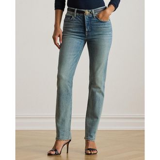 Ralph Lauren Rechte jeans met hoge taille