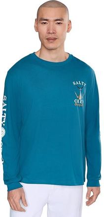 Salty Crew Tailed Long Sleeve T-Shirts Mens Clothing Cast Blue : 2XL, Cotton