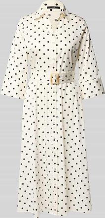 Zero Hemdblusenkleid mit 3/4-Arm in Ecru, Größe 44