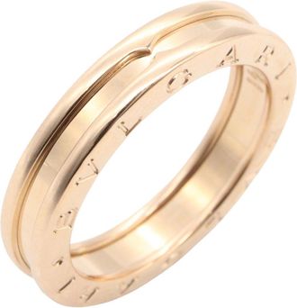 Bulgari Gold Pink Gold (18K) Band Ring (Pre-Owned)