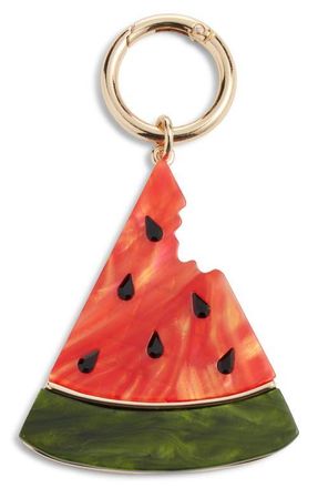 Chelsea28 Watermelon Bag Charm in Red Multi- Gold at Nordstrom